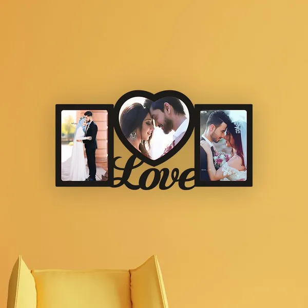 Mdf_Black_Couple_Collage_3-Photo_Frame