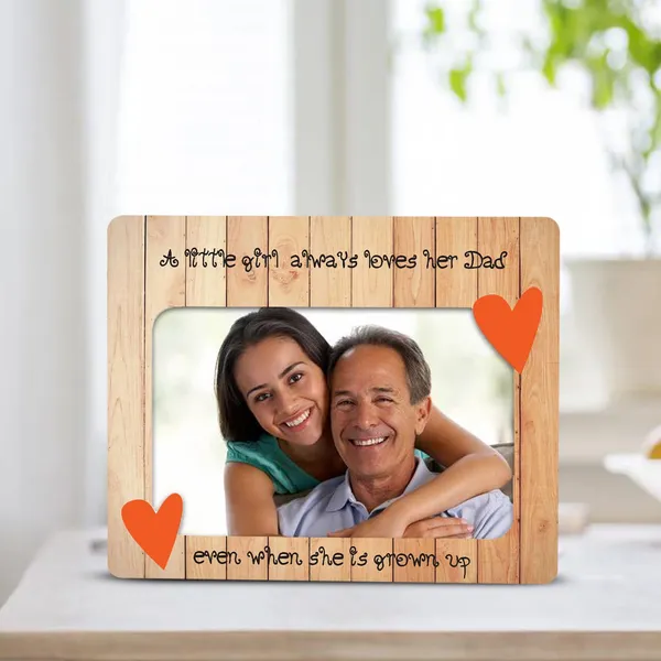 Mdf_Wood_Glass_Dad_Teak_Photo_Frame