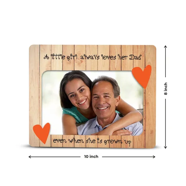 Mdf_Wood_Glass_Dad_Teak_Photo_Frame
