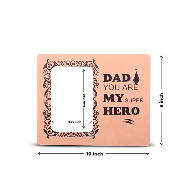 Mdf_Wood_Glass_Golden_Dad_Photo_Frame