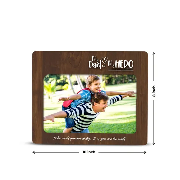 Mdf_Wood_Glass_Dad_Teak_Photo_Frame