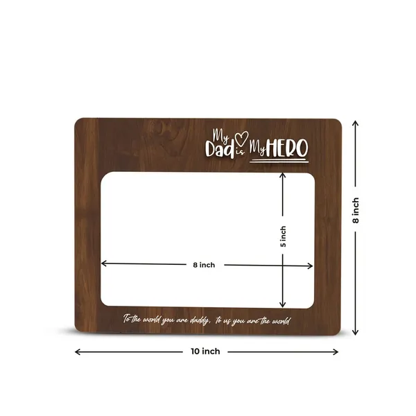 Mdf_Wood_Glass_Dad_Teak_Photo_Frame