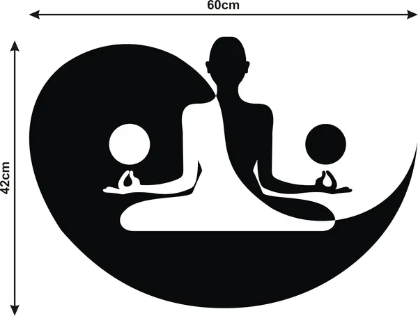 Vinyl_Multicolour_Meditation_Peel_And_Stick_Wall_Decal