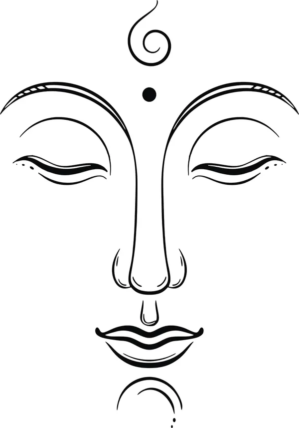 Vinyl_Devotional_Buddha_Multicolour_Wall_Decor_Sticker