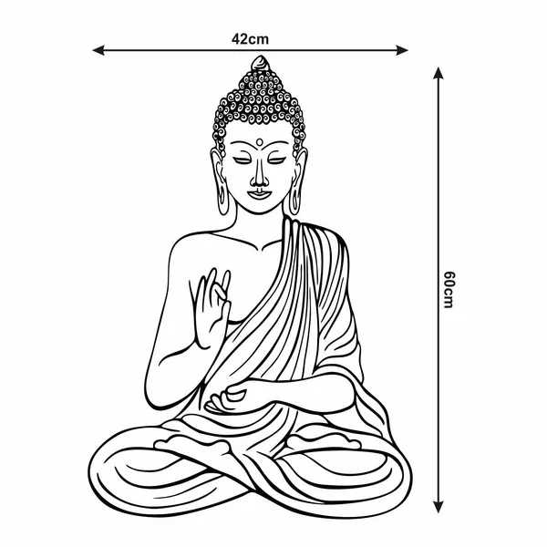 Vinyl_Buddha_Black_Wall_Decor_Decal_Sticker