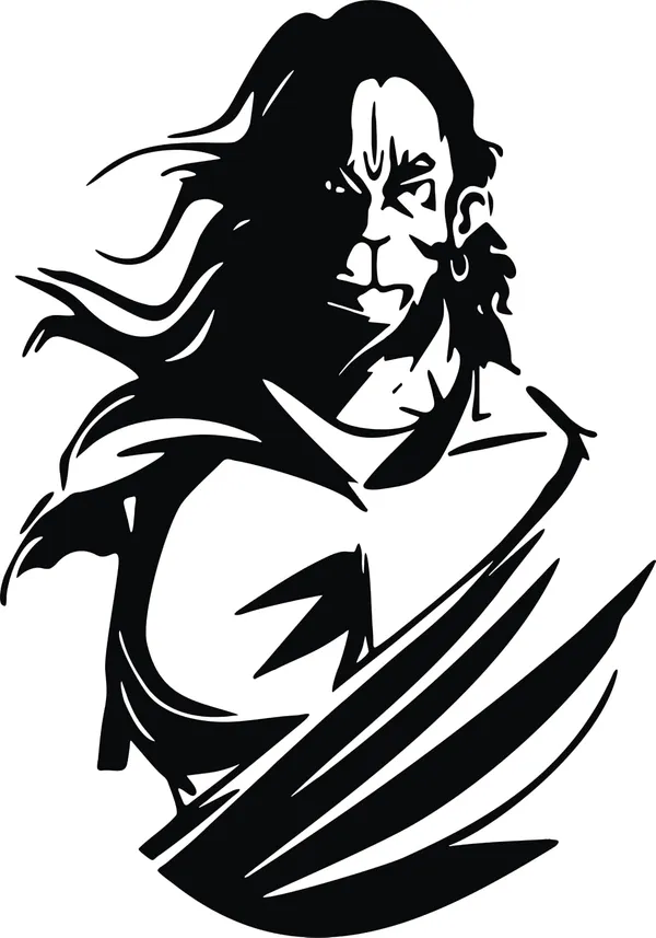 Vinyl_Devotional_Hanuman_Multicolour_Wall_Decor_Sticker
