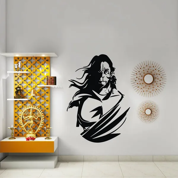 Vinyl_Devotional_Hanuman_Multicolour_Wall_Decor_Sticker