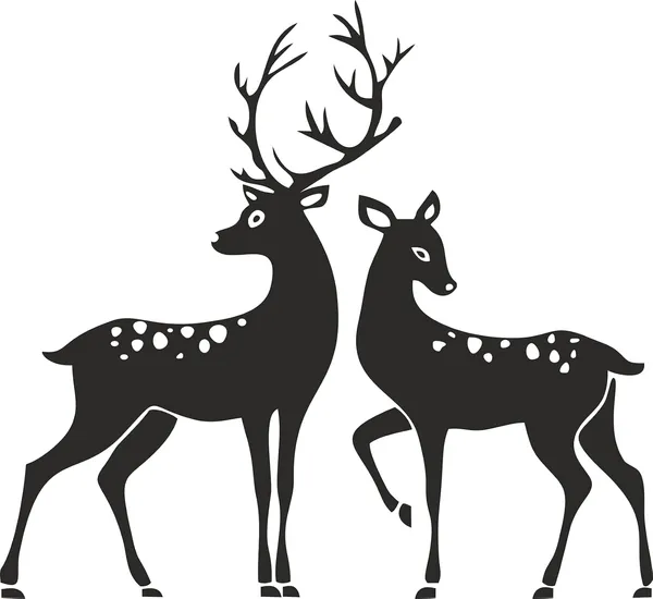 Vinyl_Nature_Black_Deer_Wall_Decor