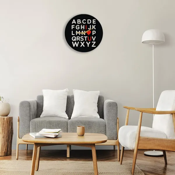 Mdf_Rustic_Cutout_Black_Round_Wall_Clock_41Cm