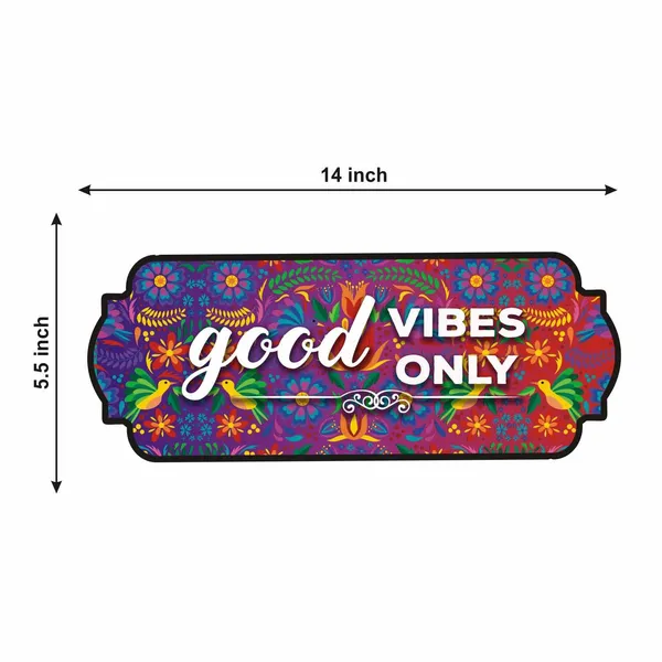 Wood_Multicolor_Good_Vibes_Mounted_Poster