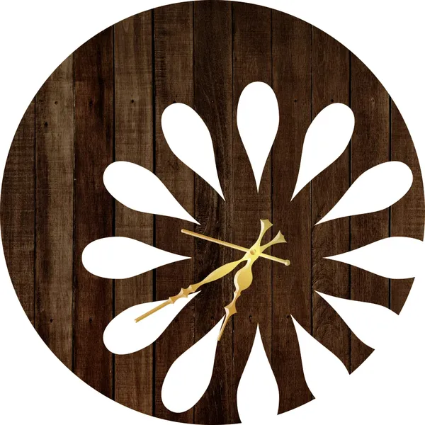 Plastic_Mdf_Rustic_Cut-Out_Numbers_Black_Wall_Clock_16_Inch