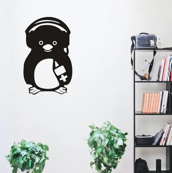 Vinyl_Kids_Penguin_Print_Wall_Decor