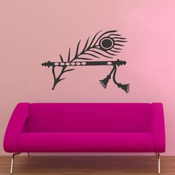 Vinyl_Decorative_Black_Peacock_Wing_Wall_Decor