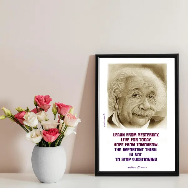 Wood_Einstein_Motivational_Legend_Quote_Framed_Wall_Art
