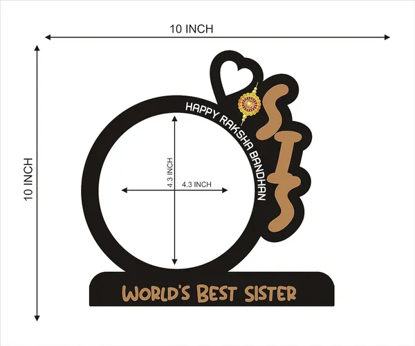Mdf_Wood_Rakhi_Occasion_Photo_Frame