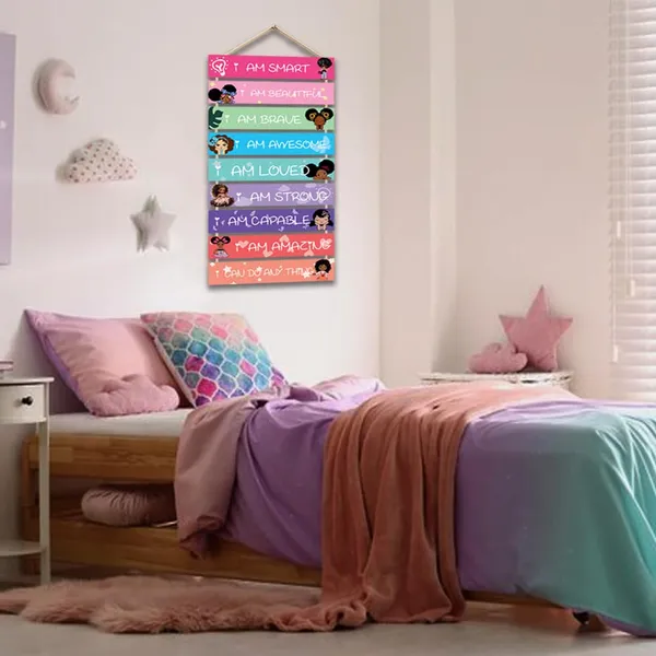 Pine_Vinyl_Multicolor_Girls_Affirmation_Panel_Wall_Hanging
