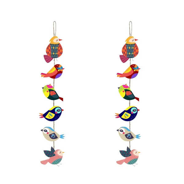 Mdf_Vinyl_Multicolour_Decorative_Bird_Wall_Hanging