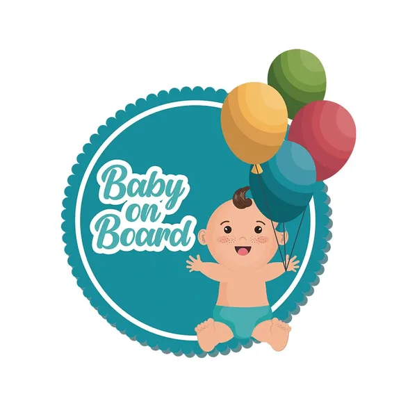 Vinyl_Baby_On_Board_Illustrated_Teal_Wall_Decal