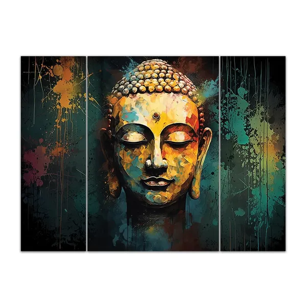 Paper_Abstract_Vibrant_Buddha_Digital_Print_Home_Decor