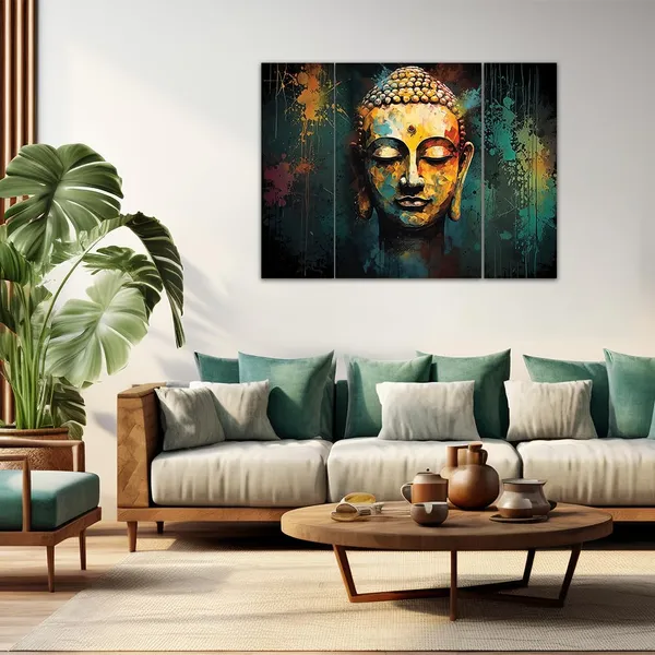 Paper_Abstract_Vibrant_Buddha_Digital_Print_Home_Decor