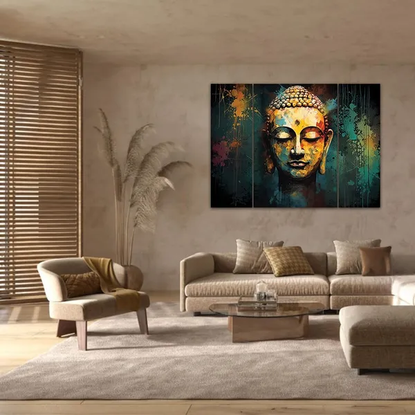 Paper_Abstract_Vibrant_Buddha_Digital_Print_Home_Decor