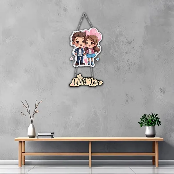 Acrylic_Romantic_Couple_Heart_Motif_Decorative_Wall_Hanging