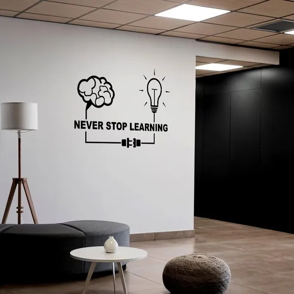 Vinyl_Monochrome_Never_Stop_Learning_Wall_Decor