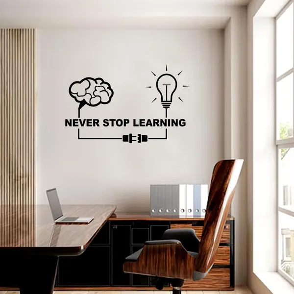Vinyl_Monochrome_Never_Stop_Learning_Wall_Decor