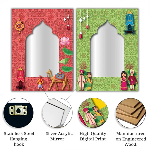 Pine_Wood_Traditional_Arch_Jharokha_Wall_Hanging_Set_Of_4