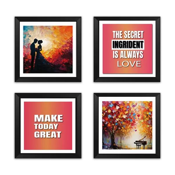 Paper_Romantic_Sunset_Motivational_Framed_Wall_Art_Set_Of_4