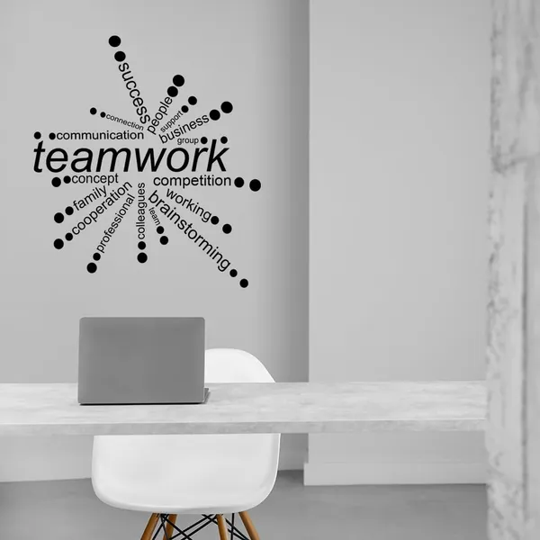 Paper_Black_White_Teamwork_Word_Cloud_Office_Wall_Art