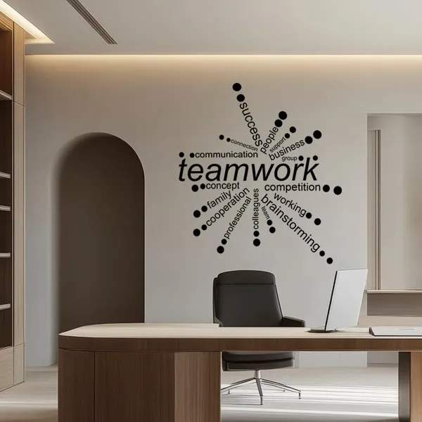 Paper_Black_White_Teamwork_Word_Cloud_Office_Wall_Art