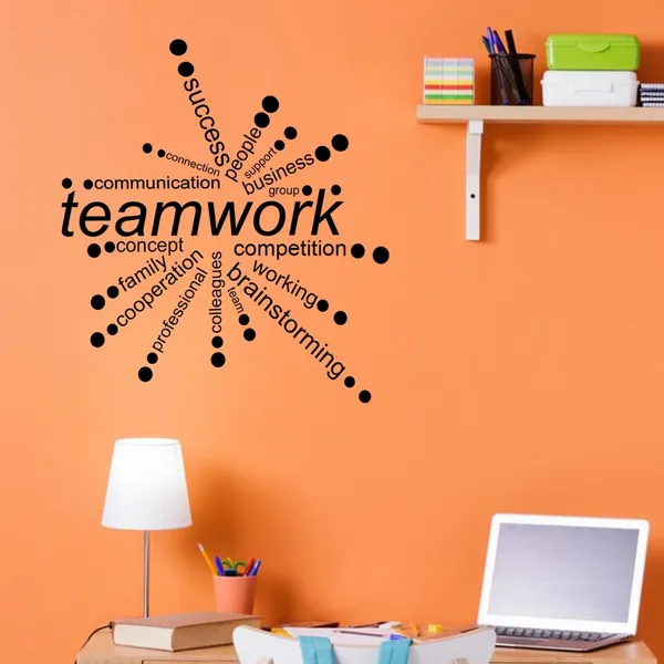 Paper_Black_White_Teamwork_Word_Cloud_Office_Wall_Art