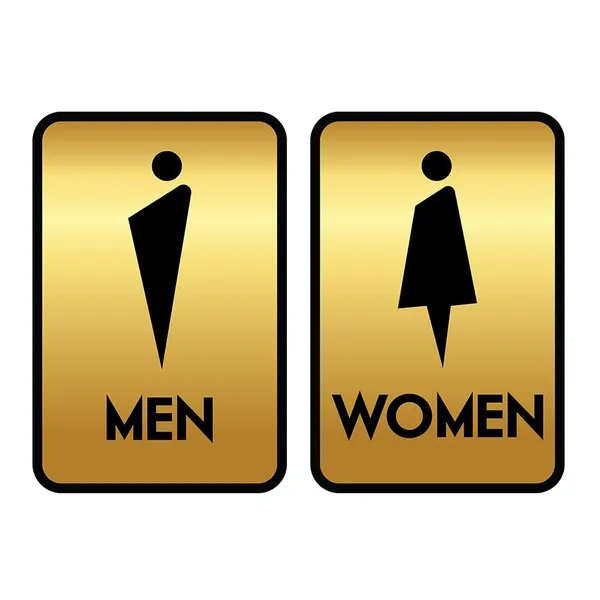 Metal_Modern_Restroom_Gender_Signs_Gold_Black_Set_Wall_Sign