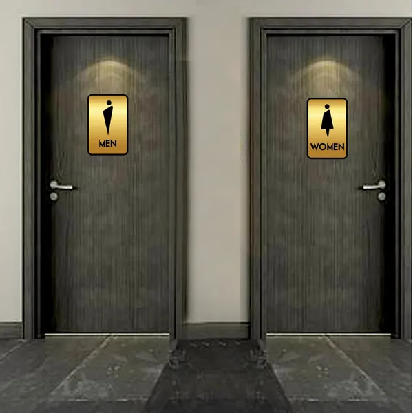 Metal_Modern_Restroom_Gender_Signs_Gold_Black_Set_Wall_Sign
