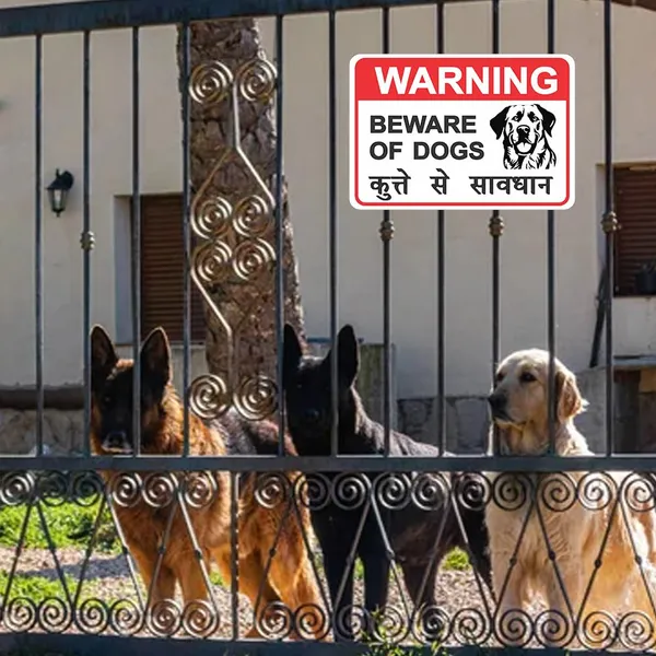 Metal_Bilingual_Beware_Of_Dogs_Warning_Sign