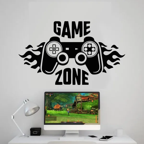 Vinyl_Gaming_Controller_Flame_Accent_Wall_Decor