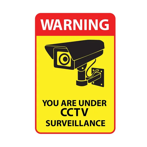 Metal_Cctv_Surveillance_Warning_Yellow_Red_Security_Sign