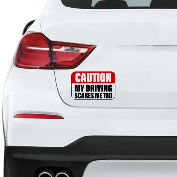 Vinyl_Red_Black_Caution_Humorous_Car_Bumper_Sticker