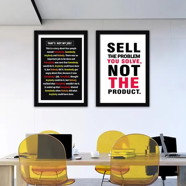 Mdf_Wood_Motivational_Office_Quote_Framed_Poster_Set_Of_2