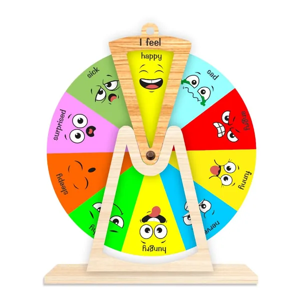 Mdf_Multicolour_Wooden_Emotions_Learning_Wheel_Chart