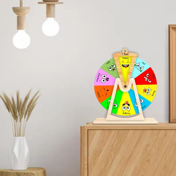 Mdf_Multicolour_Wooden_Emotions_Learning_Wheel_Chart