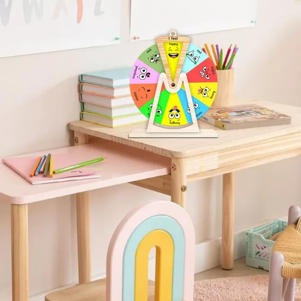 Mdf_Multicolour_Wooden_Emotions_Learning_Wheel_Chart