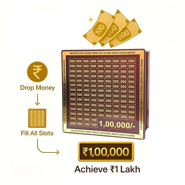 Mdf_Wood_1_Lakh_Rupees_Goal_Piggy_Bank_Savings_Tracker