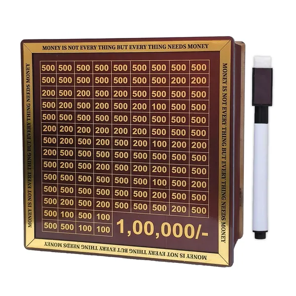 Mdf_Wood_1_Lakh_Rupees_Goal_Piggy_Bank_Savings_Tracker