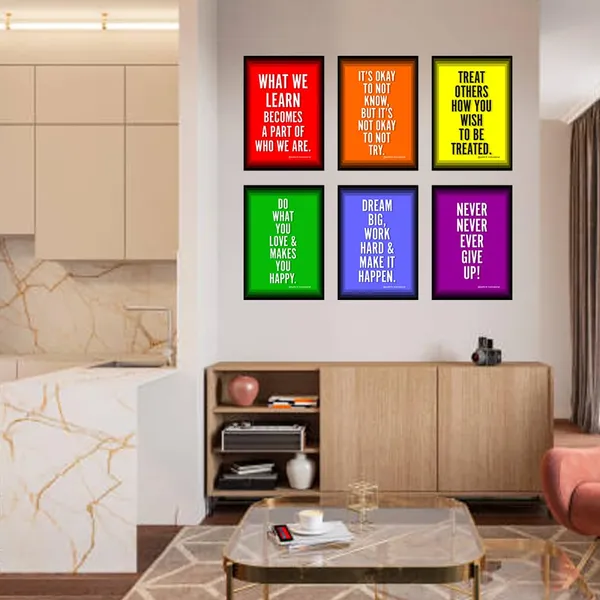 Paper_Contemporary_Rainbow_Motivational_Quote_Framed_Poster_Set