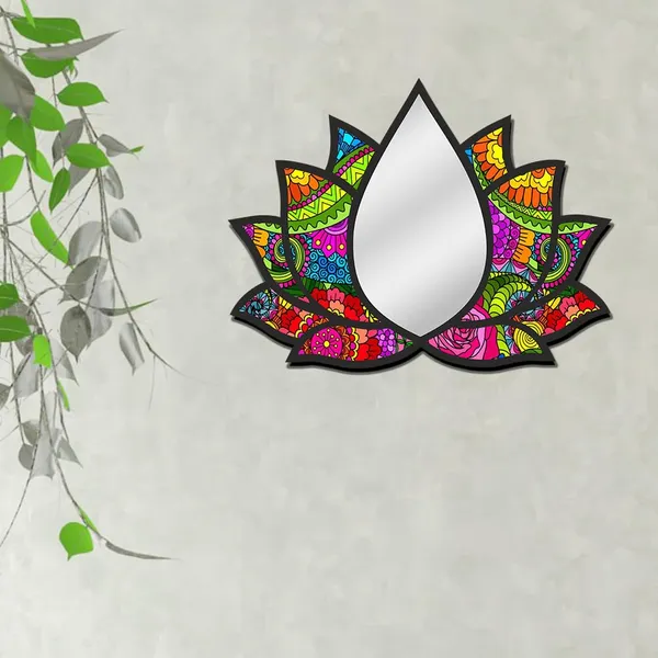 Glass_Mdf_Bohemian_Lotus_Mandala_Multicolor_Wall_Mirror