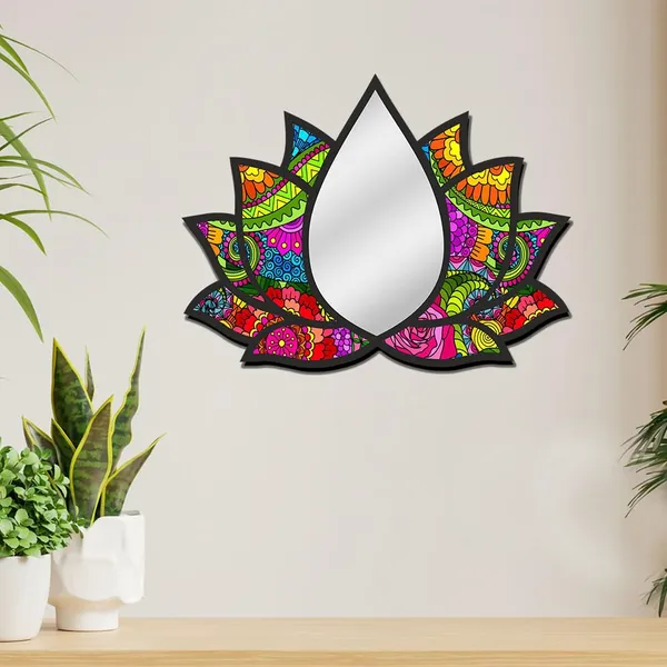 Glass_Mdf_Bohemian_Lotus_Mandala_Multicolor_Wall_Mirror