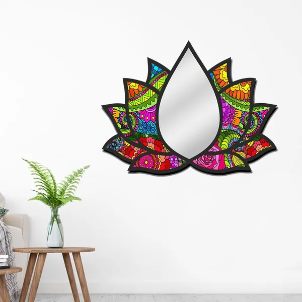 Glass_Mdf_Bohemian_Lotus_Mandala_Multicolor_Wall_Mirror