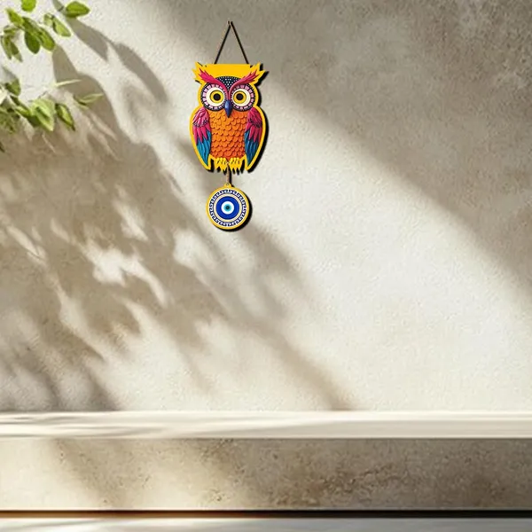 Paper_Decorative_Owl_Evil_Eye_Wall_Hanging